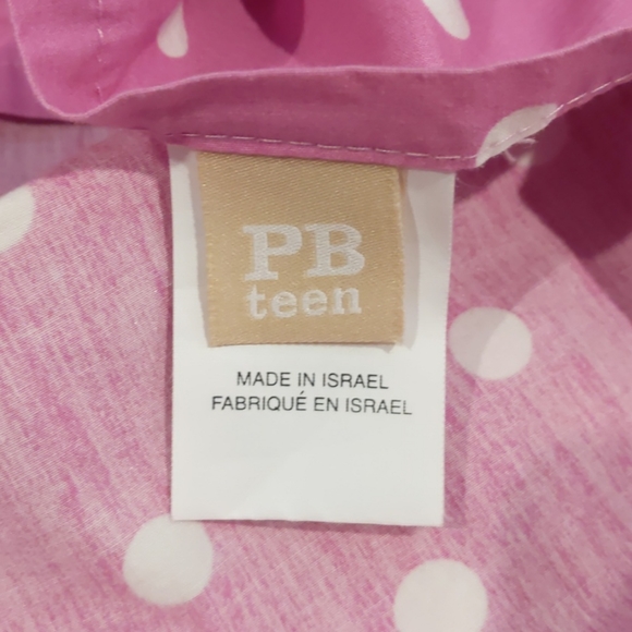 Only 1 Left! PB Teen Polka Dot Euro Sham - Picture 13 of 14